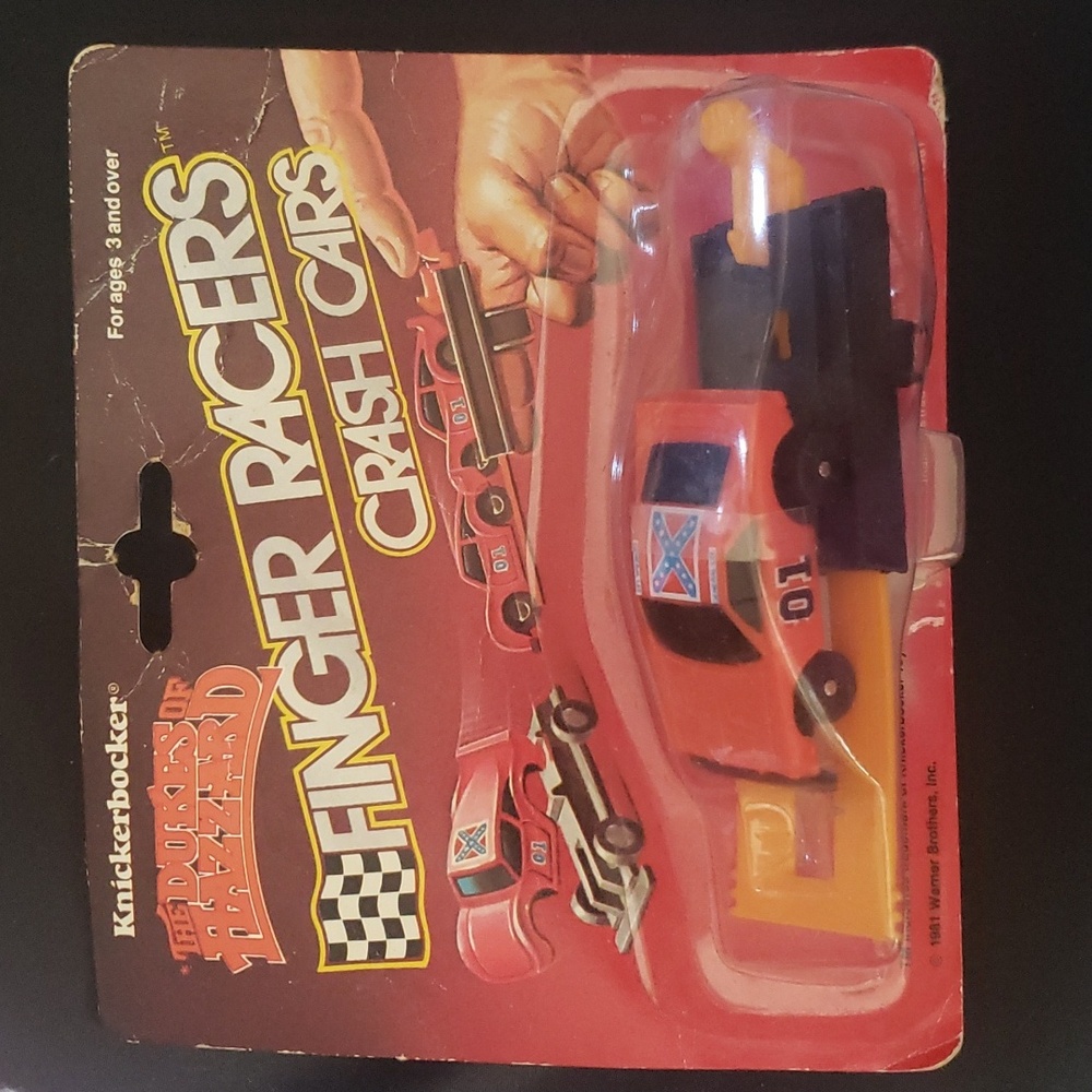 Knickerbocker Dukes of Hazzard Finger Racers Crash Cars Dodge Charger New in Box